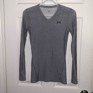 Under Armour Women’s Grey Heat Gear Long Sleeve